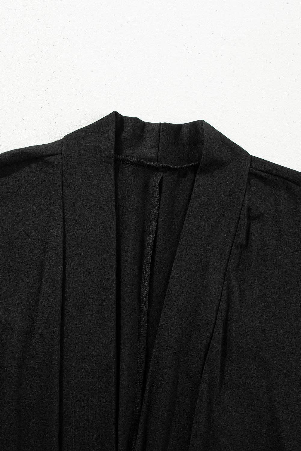 Split Long Cardigan and Skinny Pants Lounge Set