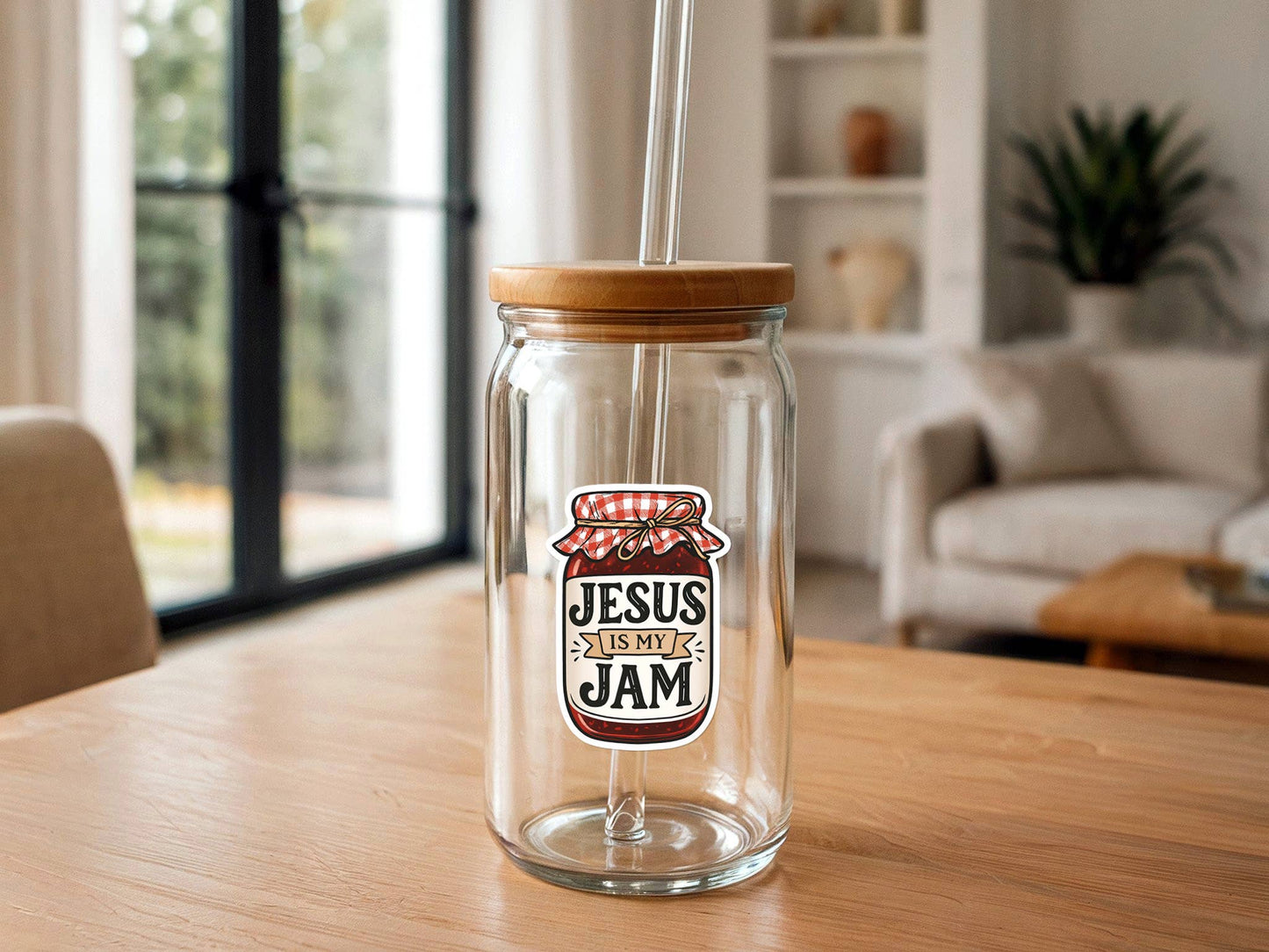 Jesus Is My Jam | Funny Christian Sticker | Southern