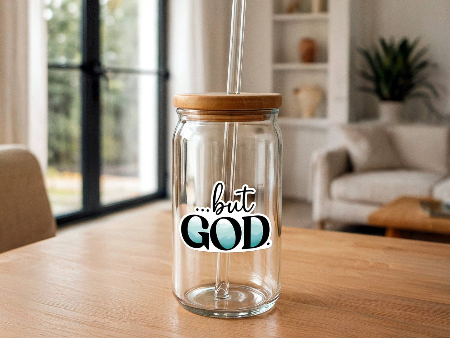 But God | Christian Sticker | Waterproof Vinyl Sticker