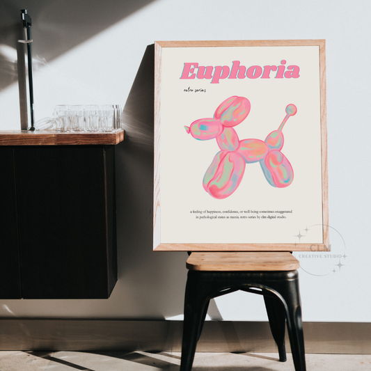 Pink Nostalgic Euphoria Wall Art Prints
