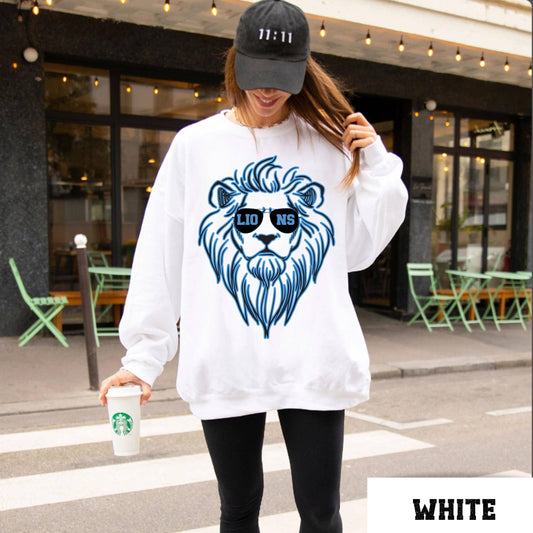 Retro Detroit Football Sweatshirt Jared Goff Lions Gift