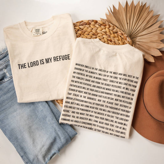 The Lord is My Refuge Tee