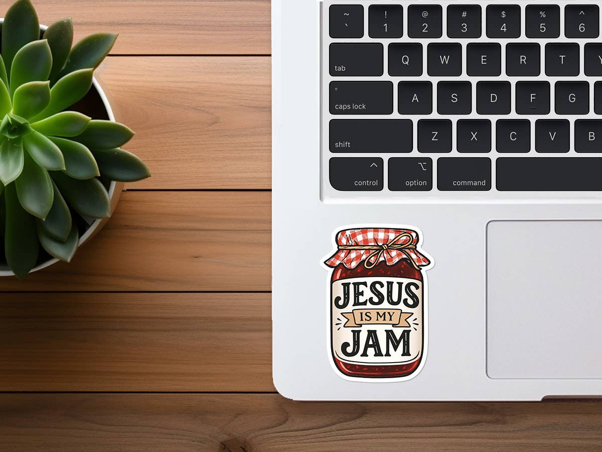 Jesus Is My Jam | Funny Christian Sticker | Southern