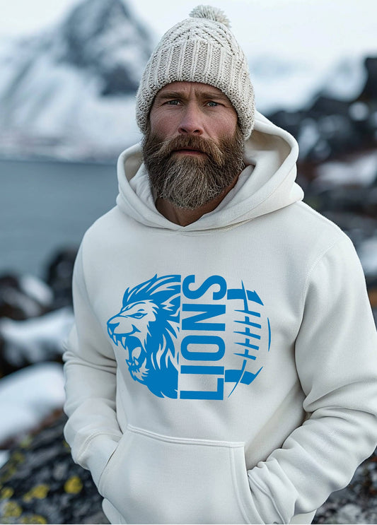 Detroit Lions Sweatshirt - Vintage Retro Style Gift